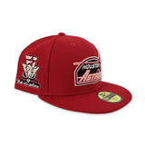 Red Houston Astros Gray Bottom Celebrating 35 Years Side Patch New Era 59Fifty Fitted