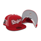 Red Jackie Robinson 75th Years Gray Bottom 42 Side Patch New Era 59Fifty Fitted