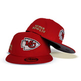 Red Kansas City Chiefs 2X Super Bowl Champions New Era 59Fifty Fitted