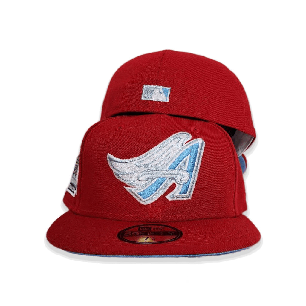 Los angeles angels fitted hat patch Outlet