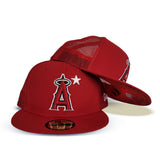 Red Mesh Los Angeles Angels New Era 59FIFTY Fitted