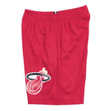 Red Miami Heat Mitchell & Ness Hardeood Classic Men's Swingman Shorts