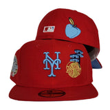 Red New York Mets Icy Blue Bottom World's Fair 2013 All Star Game New Era 59Fifty Fitted