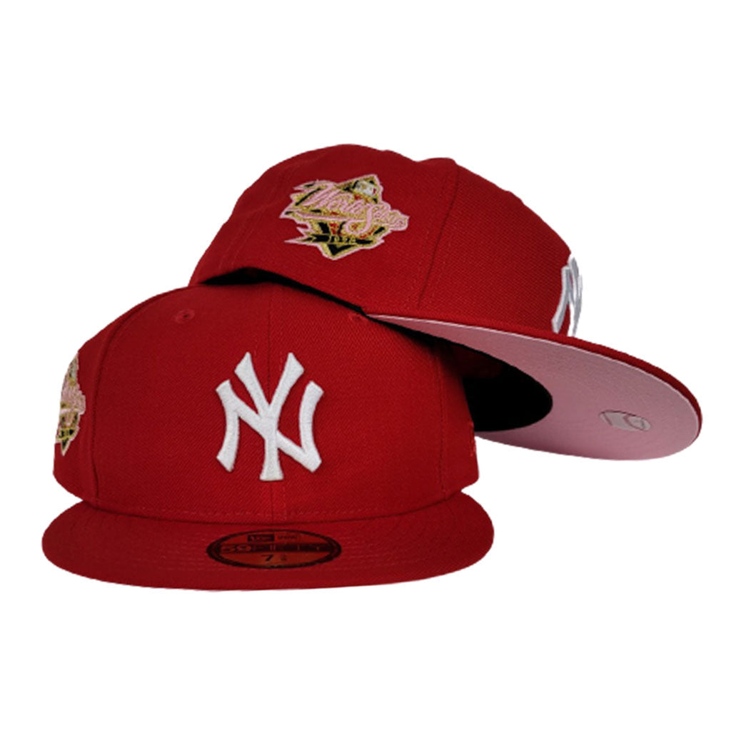 NEW YORK YANKEES 1996 WORLD SERIES POP SWEAT PINK BRIM 59FIFTY NEW