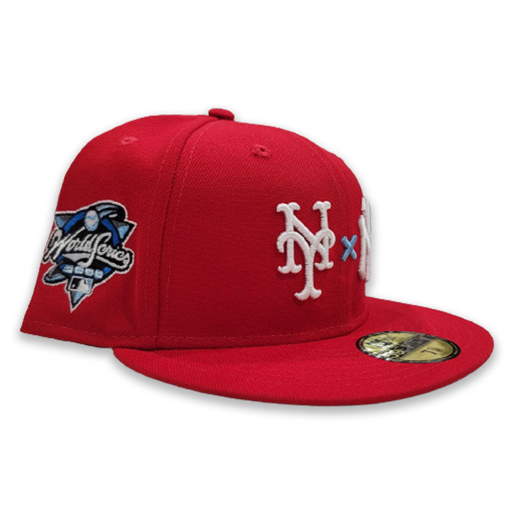 Red New York Yankees X New York Mets Icy Blue Bottom 2000 World