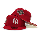 Red New York Yankees peach Bottom 1996 World Series Side Patch New Era 59Fifty Fitted