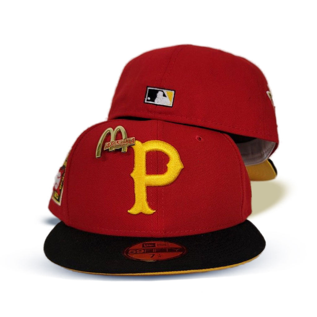 Red Pittsburgh Pirates 1925 World Series Side Patch Fitted Hat