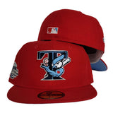 Red Toronto Blue Jays Icy Blue Bottom 2003 All Star Game New Era 59Fifty Fitted