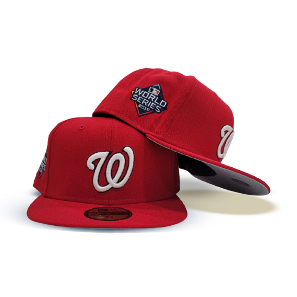 Washington Nationals MLB gray/red Dynasty Series DC baseball jersey SZ 2XL