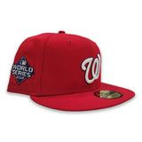 Red Washington Nationals 2019 World Series Champions New Era 59Fifty Fitted