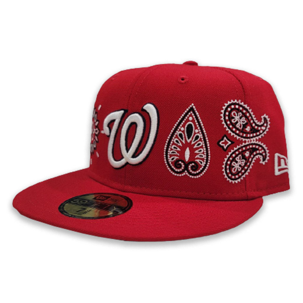 Washington Nationals New Era Logo Elements 59FIFTY Fitted Hat - Red