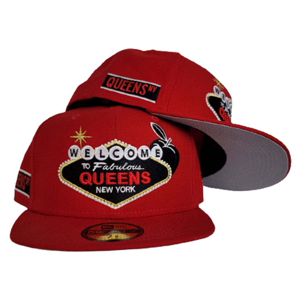 Red Welcome to Fabulous Queens New Era 59FIFTY Fitted Hat 7