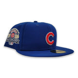 Royal Blue Chicago Cubs Gray Bottom 1990 All Star Game Side Patch New Era 59Fifty Fitted
