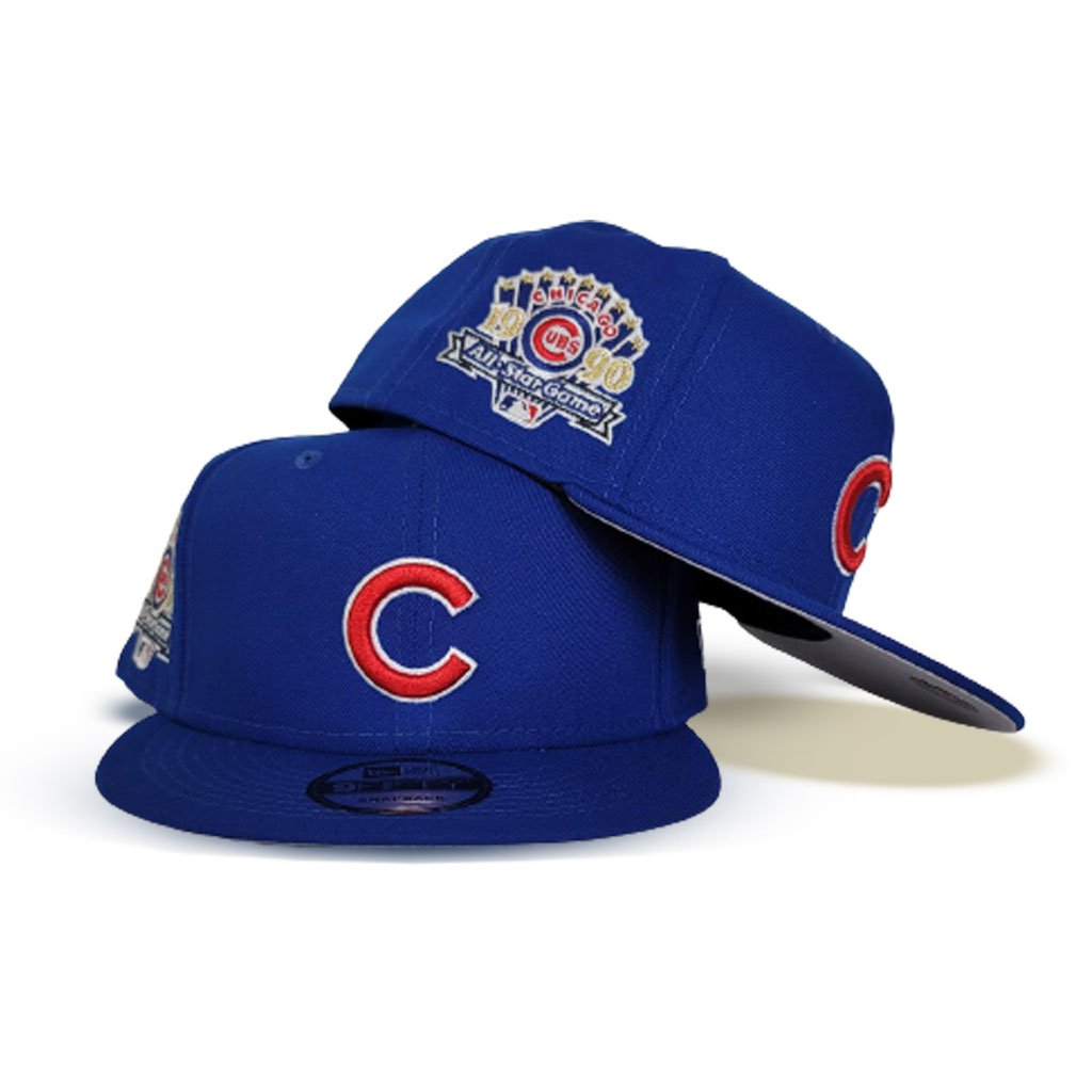 Chicago Cubs New Era Base Trucker 9FIFTY Snapback Hat - Royal/White