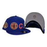 Royal Blue Chicago Cubs Side Patch New Era 59Fifty Fitted