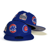 Royal Blue Chicago Cubs Team Patch Pride New Era 59fifty Fitted