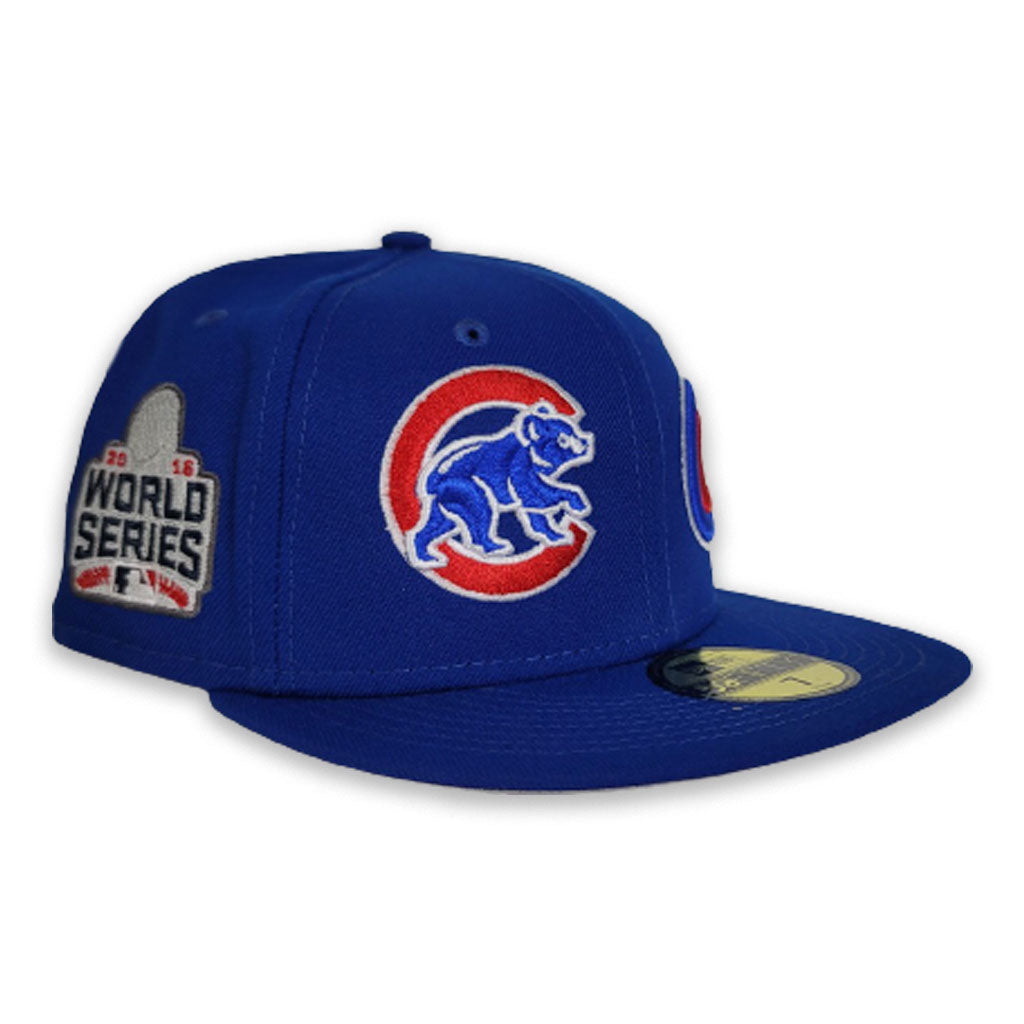 Chicago Baseball Hat Light Royal Blue Bear New Era 59FIFTY Fitted Light Royal Blue / Light Royal Blue | Scarlet | Navy / 7 1/4
