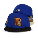 Royal Blue Detroit Tigers Black Visor Tan Bottom 2000 Tiger side Patch "Doritos Collection" New Era 59Fifty Fitted
