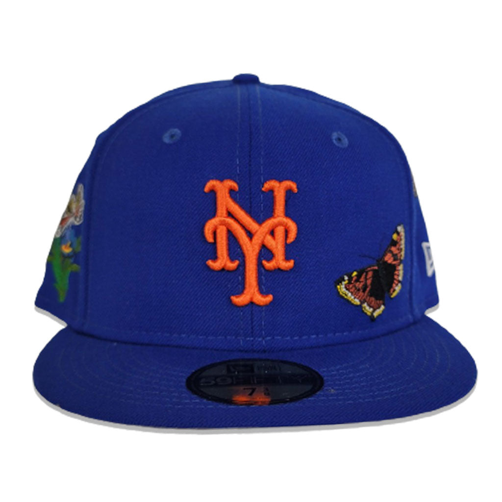 Royal Blue New York Mets Scribble New Era 59Fifty Fitted