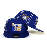 Royal Blue Jackie Robinson 75th Years Gray Bottom 42 Side Patch New Era 59Fifty Fitted