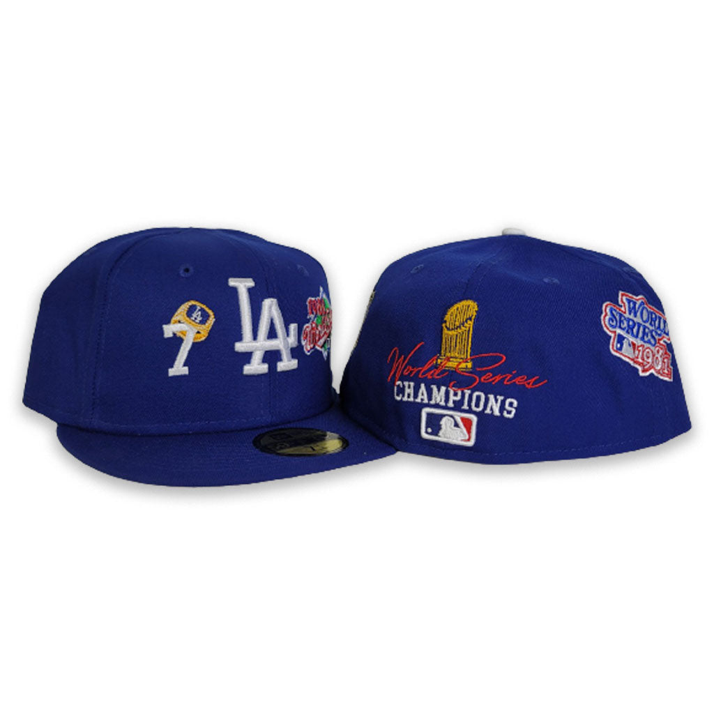 New Era White Los Angeles Dodgers Historical Championship T-Shirt