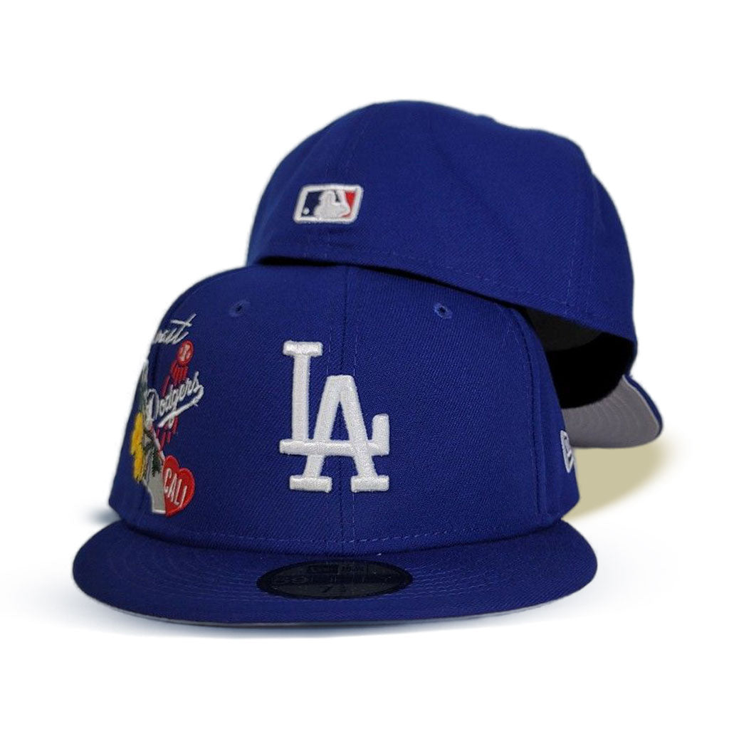 Royal Blue Los Angeles Dodgers Grey Bottom City Transit 59FIFTY Fitted 71/2