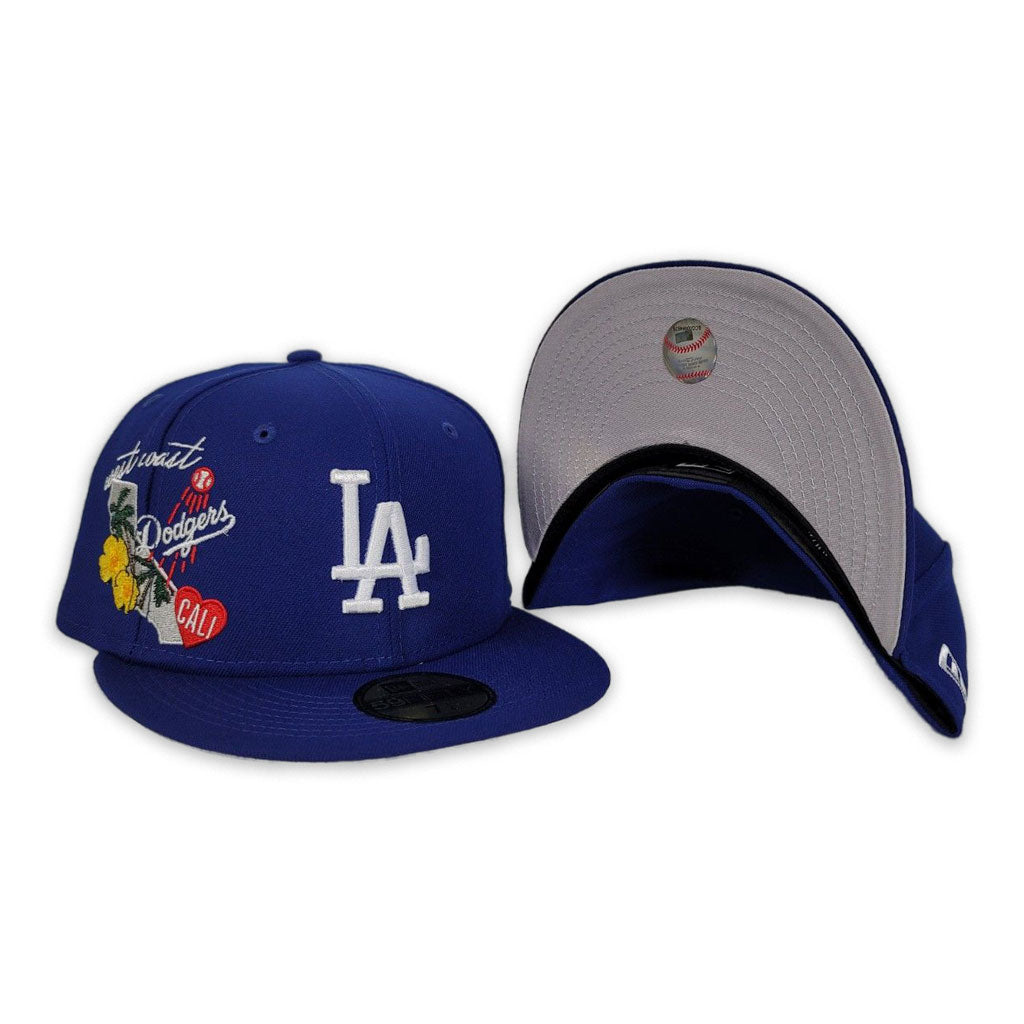 New Era Los Angeles Dodgers 59FIFTY Fitted Hat (White/Blue) 7 3/4