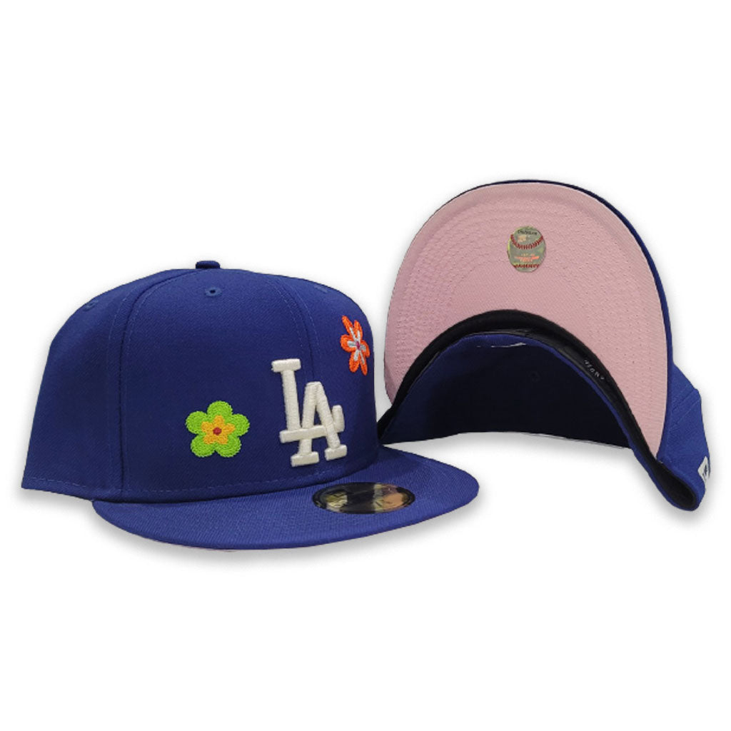 Los Angeles Dodgers New Era Floral Undervisor 59FIFTY Fitted Hat