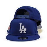 Royal Blue Los Angeles Dodgers Gray Bottom 1988 World Series Side Patch New Era 9Fifty Snapback