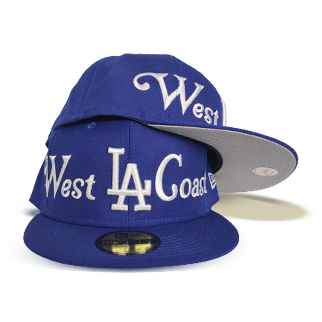 Royal Blue Los Angeles Dodgers Patch Pride 59FIFTY New Era Fitted