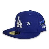 Royal Blue Los Angeles Dodgers Grey Bottom City Transit 59Fifty Fitted