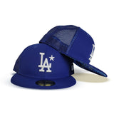 Royal Blue Mesh Los Angeles Dodgers New Era 59FIFTY Fitted