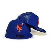 Royal Blue Mesh New York Mets New Era 59FIFTY Fitted