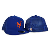 Royal Blue Mesh New York Mets New Era 59FIFTY Fitted