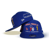 Royal Blue NBA Finals 3X World Champions Philadelphia 76ers New Era 9Fifty Snapback
