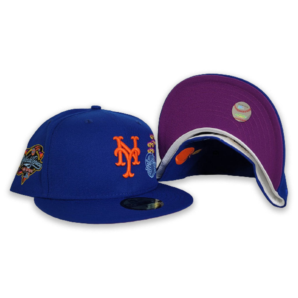 New York Mets GROOVY Royal Fitted Hat by New Era