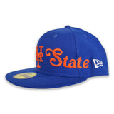 Royal Blue New York Mets Gray Bottom City Nickname 59Fifty Fitted