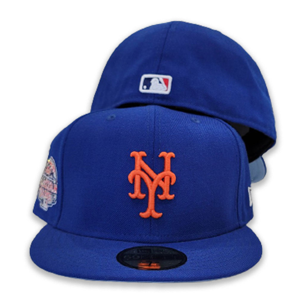 Royal Blue New York Mets Icy Blue Bottom Swarovski Crystal 2013 All Star  Game Side Patch New Era 59Fifty Fitted