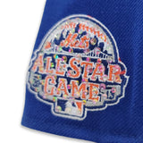 Royal Blue New York Mets Icy Blue Bottom Swarovski Crystal 2013 All Star Game Side Patch New Era 59Fifty Fitted