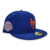 Royal Blue New York Mets Icy Blue Bottom Swarovski Crystal 2013 All Star Game Side Patch New Era 59Fifty Fitted