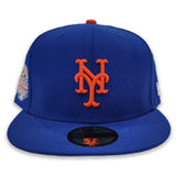 Royal Blue New York Mets Icy Blue Bottom Swarovski Crystal 2013 All Star Game Side Patch New Era 59Fifty Fitted