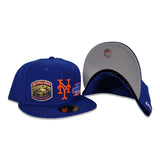 Royal Blue New York Mets Side Patch New Era 59Fifty Fitted