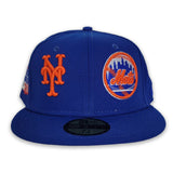 Royal Blue New York Mets Team Patch Pride New Era 59fifty Fitted