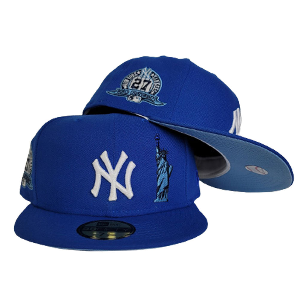 New Era New York Yankees Sky Blue Edition 59Fifty Fitted Cap New Era New York Yankees Sky Blue Edition 59Fifty Fitted Cap