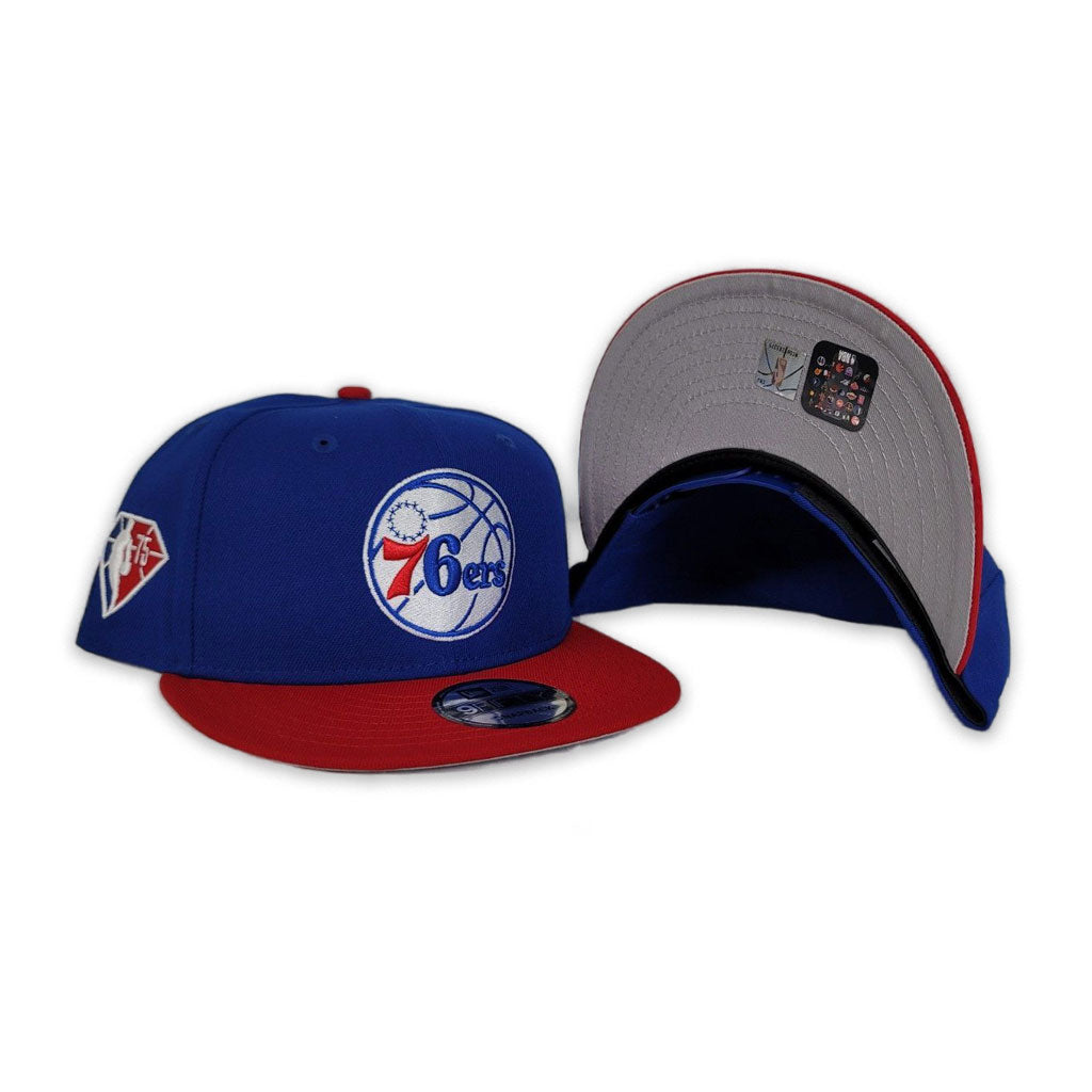 Philadelphia 76ers CITY TRANSIT Royal Fitted Hat by New Era