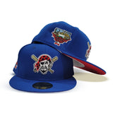 Royal Blue Pittsburgh Pirates Red Bottom 2006 All Star Game Side Patch New Era 59Fifty Fitted