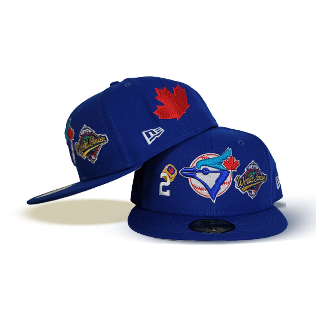 Toronto Blue Jays COOP WORDSTRIPE SNAPBACK Royal-Red Hat