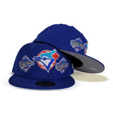 Royal Blue Toronto Blue Jays 2X World Series Champions New Era 59Fifty Fitted