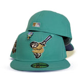 San Deigo Padres Lavender Bottom 40th Anniversary Side Patch "Egg Shell" New Era 59Fifty Fitted