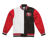 San Francisco 49ers Mitchell & Ness Men's NFL Team History Warm up Jacket